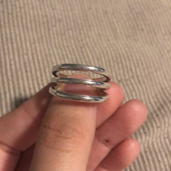 Brand New 2 Pack of Silver Rings - Picture 3 of 12